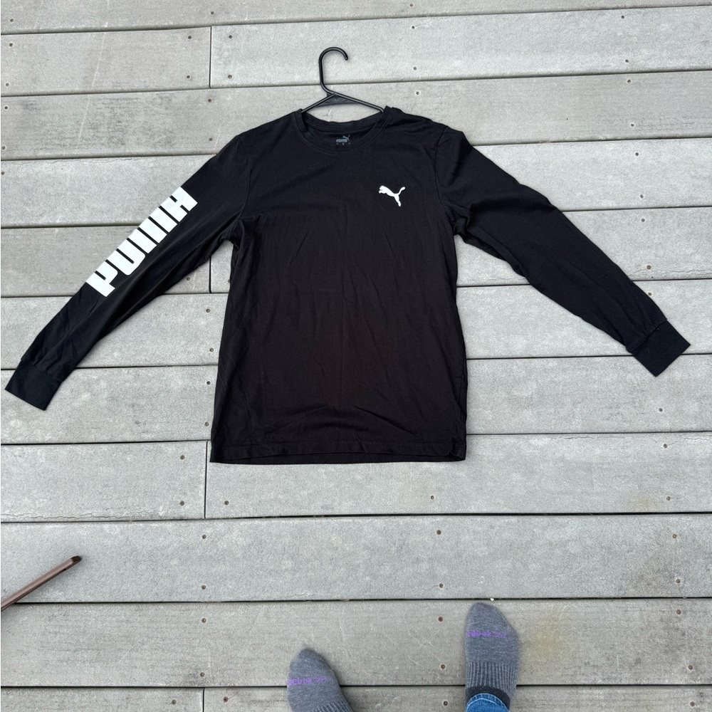 Puma Black Long Sleeve Tee
